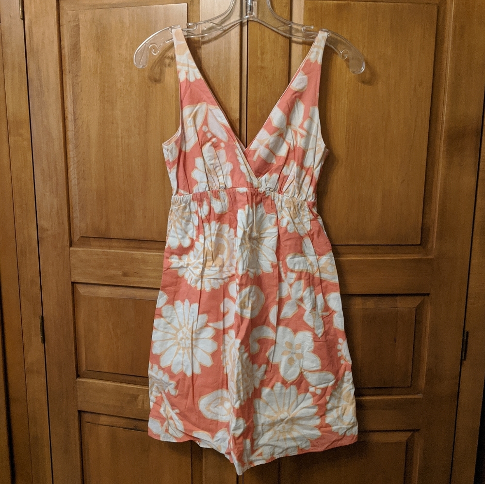 Old Navy XS Coral Summer Dress 100% Cotton